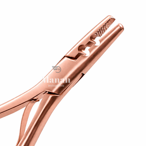 Premium Rose Gold Micro <b>Bead</b> Hair <b>Extension</b> Pliers Durable Crimp Tool for Microlinks Salon Styling & Removal Tool - Product Image 3