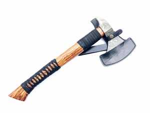 Venta al por mayor personalizado de alta calidad OEM ODM servicio hecho a mano nuevo diseño de acero al carbono vikingo al aire libre de acero al carbono hacha vikinga al aire libre - Product Image 6