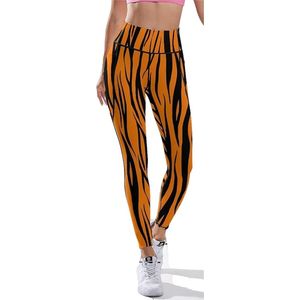 Leggings de sport décontractés pour femmes, de haute qualité, en élasthanne/polyester, taille haute, cordon de serrage, respirant, séchage rapide, léger, yoga - Product Image 5