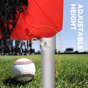 Red de lanzamiento de <span class=keywords><strong>9</strong></span> bolsillos de alta calidad BP02B para béisbol, Red de lanzamiento portátil, Red de béisbol para lanzamiento - Product Image 5