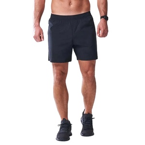 กางเกงขาสั้นกีฬาผู้ชายผ้าฝ้ายอ๊อกฟอร์ด 100% เอวกลาง กันน้ำ พิมพ์ลายดิจิทัล มีกระเป๋ายืดหยุ่น สีดำ สำหรับออกกำลังกาย - Product Image 1