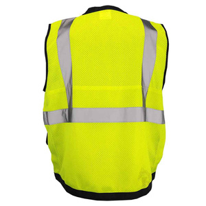Customized High Visibility Reflective 2024 Safety Vest Yellow Reflective Vest with Custom Strip Construction Vest for Men Women - Product Image 3