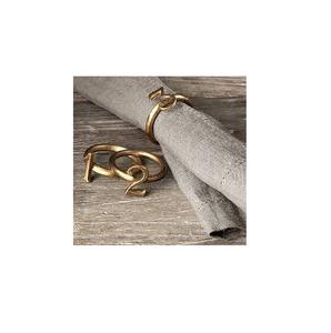 Anneau de serviette en métal de meilleure qualité, forme arrondie, anneau de serviette décoratif fait à la main, bon marché, anneau de serviette fantaisie fait à la main - Product Image 2