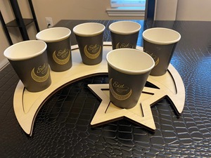 Bandeja de cristal de estrella y luna con diseño elegante perfecto para Ramadán Iftar servir fechas dulces y exhibición de mesa festiva - Product Image 4