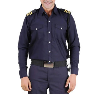 Uniformes de Guardia de Seguridad con Logotipo Personalizado 2026, Venta Caliente, Diseño de Fábrica de Alta Calidad, Uniformes de Guardia de Seguridad Azul Marino - Product Image 2