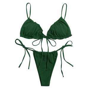 Bikinis à nouer avec votre logo, bas de bikini string, bikini d'été à bon prix - Product Image 2