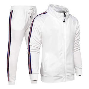 Nouvelle collection OEM, survêtement unisexe de haute qualité, 100% coton respirant, à capuche, uni, lourd, survêtement de jogging lisse - Product Image 1