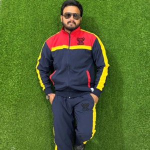 Survêtement Homme Personnalisable avec Logo, Fermeture Éclair, Uni, Entièrement Personnalisable, 2026, Décontracté, 100% Coton, Taille Élastique - Product Image 1