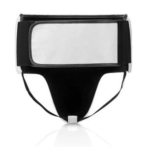 Men's Comfortable Durable Genuine Leather <b>Groin</b> <b>Guard</b> Easy-to-Adjust Boxing Protection Product - Product Image 6
