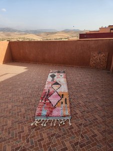 Alfombra de Lana Anudada a Mano Estilo Marroquí, Alfombra Persa con Borlas para Sala de Estar, Dormitorio, Comedor, Pasillo, Pelo Medio - Product Image 2