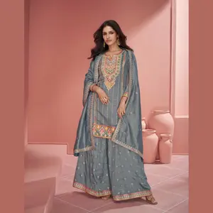 Meluncurkan sutra Organza Simar eksklusif baru koleksi pakaian Pakistan ukuran bebas tersedia dengan harga grosir oleh Royal ekspor