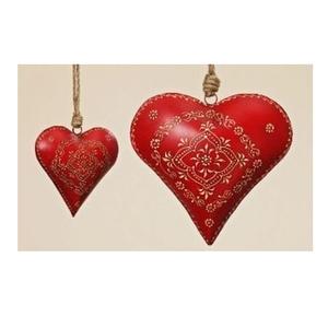 Étiquette métallique suspendue de Noël, personnalisée, peinte, plaquée or, design antique artisanal, prix de gros, en provenance d'Inde - Product Image 1