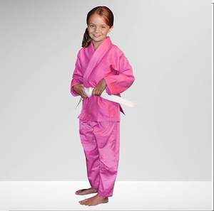 Unisex Mid-<b>Weight</b> BJJ Kimono Latest Design Sportswear for Adults Custom Logo <b>Free</b> OEM Service with Belt Polyester/Cotton 220g - Product Image 1