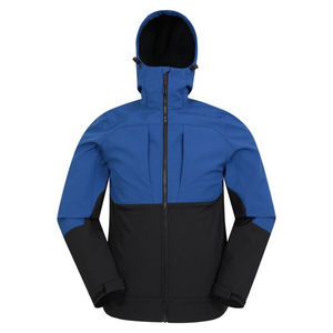Venta caliente de los hombres de peso ligero Softshell chaqueta transpirable a prueba de viento con capucha abrigo con cremallera frontal completa - Product Image 1