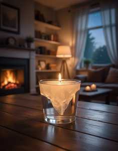 เทียนแบบทำมือเทียนเจลภูเขาน้ำแข็งสุดหรูสำหรับตกแต่งบ้านเทียนแบบทำมือสำหรับเป็นของขวัญ - Product Image 1