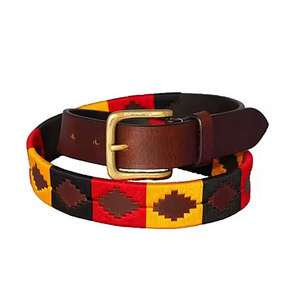 Ceintures équestres en cuir pur pour dames de haute qualité Design uni Boucle en or Ceintures étiquetées Cavaliers féminins Utilisation d'équitation en plein air - Product Image 1