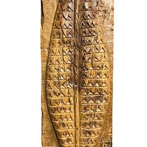 Panel Decorativo de Madera Hecho a Mano con Diseño Ancestral de Naga - Product Image 3