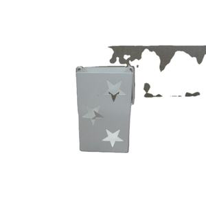 Boîte carrée en forme d'étoile, travail de découpe, support votif en fer décoratif pour maison et jardin meilleure vente, support votif en fer personnalisé - Product Image 1