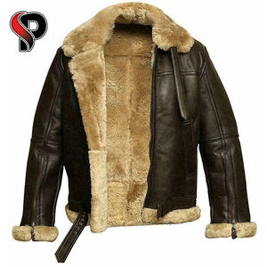 Cazadoras de piel Bomber Premium personalizadas para hombre - Product Image 3