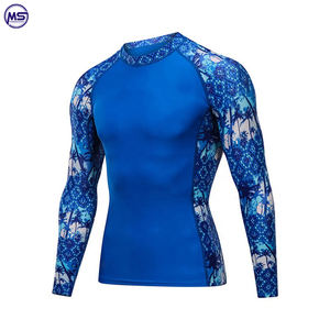 O Cou En Gros 2025 Offre Spéciale Haute Qualité Hommes Léger Fitness MMA Porter Rash Guard Sublimation Imprimé Personnalisable Couleurs - Product Image 2