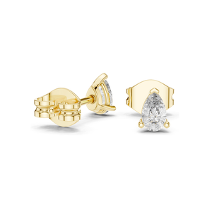 0.5 CT Lab Diamond <b>Teardrop</b> <b>Earrings</b> VVS-VS EF Clarity 18KT, 14KT, 10KT Gold & 925 Silver Rose, Yellow, White Gold & - Product Image 6