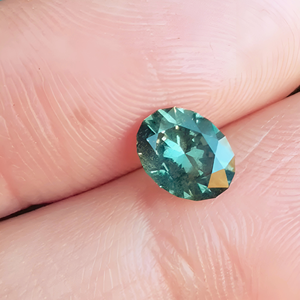 Bague en forme ovale en tourmaline verte cultivée en laboratoire pour la fabrication de bijoux en pierres précieuses synthétiques personnalisables - Product Image 4