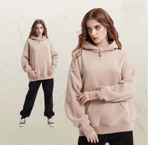 Fabricants de sweats à capuche pour hommes vierge 400 GSM polaire 100% coton surdimensionné épais unisexe poids lourd logo impression personnalisé sweat à capuche pour hommes - Product Image 6