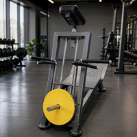 Máquina de remo con barra en T para uso comercial, con soporte para pecho, equipo de entrenamiento de fuerza para espalda