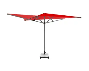 Avocado Butterfly Corded-Roller Square Umbrella 300x300cm High Quality Parasol For Hotel Outdoor Beach Garden Umbrella Parasol