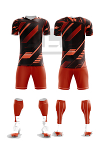 Uniforme Deportivo de Fútbol Transpirable 100% Poliéster, Camiseta y Pantalones Cortos de Fútbol de Alto Rendimiento para Adultos, Unisex, Equipos, Escuelas, Clubes, Ligas - Product Image 1
