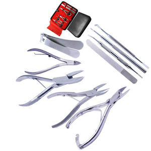 CE ISO Certified 7Pcs Manual Stainless Steel Podiatry Instruments <b>Kit</b> for Ingrowing <b>Nail</b> & Toe Surgery Hosanna Surgical - Product Image 5