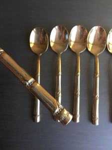 Cuillère de mariage en acier inoxydable à poignée coulée en laiton de qualité supérieure d'Inde parfaite pour les ustensiles de cuisine, la vaisselle et les accessoires de salle à manger - Product Image 5