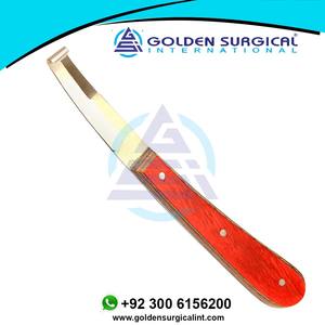 Couteau à sabot droit large pour instrument vétérinaire pour droitier avec lame à double tranchant - Product Image 2