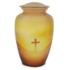 Urna de cremación de aluminio, urnas funerarias de Metal con pegatina temática de Casino acabada, oferta - Product Image 2