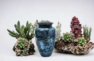 Hermosa Urna Turquesa Grande - Product Image 2