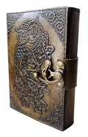 Revues en cuir en relief avec dream catcher et hibou motif de gaufrage en cuir vintage journal sort livres grands cahiers