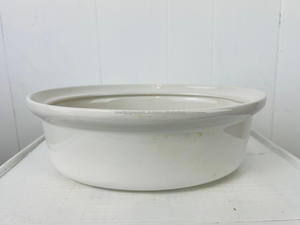 Modern Copper Brass <b>Casserole</b> Serving <b>Dish</b> <b>with</b> <b>Ceramic</b> Insert Eco-Friendly Food Warmer Hot Pot Stand <b>Lid</b> for Buffet Service - Product Image 3