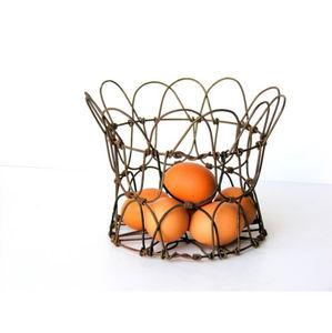 Wrought Iron Vintage Sustainable <b>Egg</b> Stand Black Finished Custom Design for Kitchen and Dining Table Decor Handmade - Product Image 3