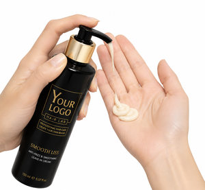 Anti Frizz Hair Cream Leave In Keratin Smoothing Silk Protein Flaxseed Oil Control Unruly Hair Treatment - Product Image 2