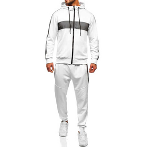Survêtements de jogging personnalisés unisexe 100% coton couleur unie ensemble de survêtement en coton uni prix de survêtement en bloc - Product Image 4