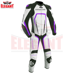 Traje de Motociclismo para Adultos, Equipo de Cuero de la Más Alta Calidad, Protección Completa para el Cuerpo con Armadura CE, Impermeable, para Verano - Product Image 5