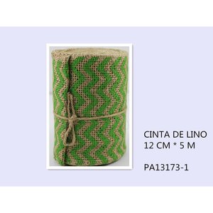 LINEN BELT 12CM * 5M1u/c Premium <b>Gift</b> <b>Ribbons</b> - Product Image 1