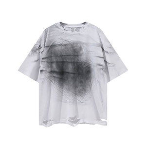 Camisetas de Alta Calidad para Hombre, Personalizadas, con Hombros Caídos, 100% Algodón Jersey, Corte Holgado, Estilo Urbano - Product Image 6