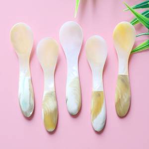 Cuillères à caviar en nacre fabriquées à la main personnalisables pour les repas gastronomiques et les cadeaux élégants Connect Direct Fabricant - Product Image 1