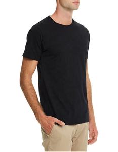 T-shirt pour homme en jersey 100% coton 240 g/m², taille plus, qualité de luxe, coupe ample, épaules tombantes, design personnalisé, col montant - Product Image 3