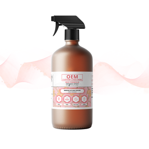 Neutraliseur d'odeurs en spray intense - Formule rouge : cuisine, poubelle, aliments frits et odeurs organiques - Bouteille de 1L - OEM / Marque privée - Product Image 1