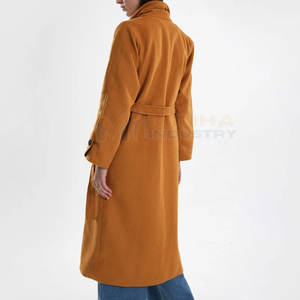 Abrigo Largo de Mujer de Primera Calidad, Abrigo Largo de Moda de Lujo para Mujer, Gabardina, Abrigo Largo Informal para Mujer - Product Image 3