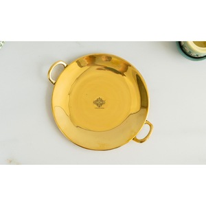 IndianArtVilla Plancha dorada de latón puro con mango estable, 6,8 'pulgadas-Utensilios de cocina para uso doméstico en hoteles y restaurantes - Product Image 5