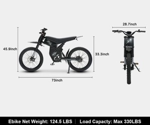 Venta Rápida: Motocicletas Deportivas Eléctricas 2026 de 2400w Disponibles para la Venta y Listas para Exportar - Product Image 6