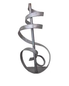 Patung Stainless Steel, seni minimalis elegan Modern dalam ruangan luar ruangan mewah stainless steel